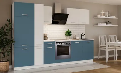 Produktbild von Küche Toni 290 cm Küchenzeile Küchenblock Singleküche Einbauküche