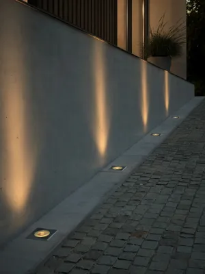 Produktbild von Nordlux Andor Round Geweg-Bodeneinbauleuchte rund Edelstahl GU10 IP67 2218400034