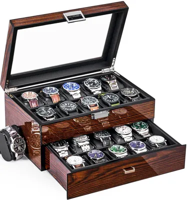 Image de Boîte à montres – pour hommes – avec 20 compartiments