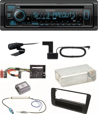 Produktbild von Kenwood KDC-BT950DAB Bluetooth Digitalradio CD Einbauset für Audi A1 8X