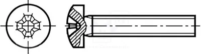 Produktbild von 100x Schraube 0,5 M3x3  Kopf: Zylinder A2 Edel M3X3/D7985-A2 Schraubenbolzen