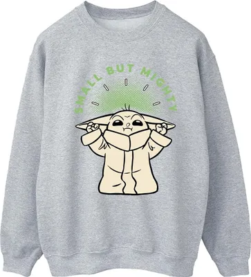 Produktbild von Star Wars - "The Mandalorian Small But Mighty" Sweatshirt für Damen BI39475 (XXL) (Weiß)
