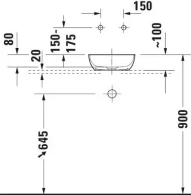 Produktbild von DURAVIT 2660023200 Sivida ASB rund 300mm,DuroCast Plus