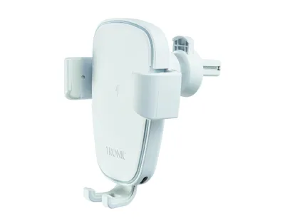 Produktbild von TRONIC® KFZ-Smartphone-Halterung, Handyhalter mit QI®-Lader, 10 W weiß