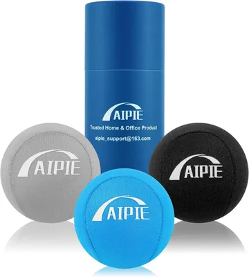 Productafbeelding van Anti-stressballen - 3 massageballen - 6 cm - Gripsterkte - Handtrainingsset - Handoefenset - Stressvermindering