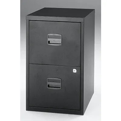 Produktbild von BISLEY Schubladenschrank PFA2633 2Schubfächer schwarz