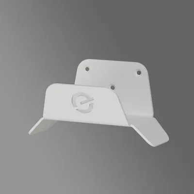 Produktbild von Wandhalterung für Wallbox Ladekabel – Aluminium pulverbeschichtet, für Typ 1 & Typ 2 Kabel - Weiß (RAL 9016)