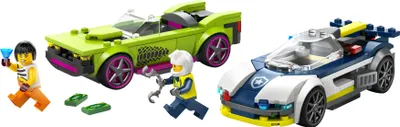 Zdjęcie produktu dla LEGO® City 60415 Pościg samochodowy z radiowozem i samochodem typu muscle car