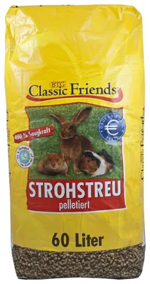 Produktbild von Streumaterial für Kleintiere - Stroh - 60 Liter