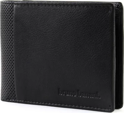 Image de bruno banani Cuir porte-monnaie RFID-Safe Wallet Quer Black noir