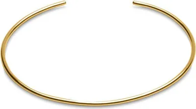 Produktbild von lanii Puristischer Armreif 925er Silber gold Zirkonia
