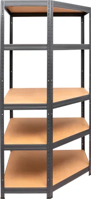 Produktbild von STIER Eck-Fachbodenregal Fachlast 250kg HxBxT 1800x900x450 mm