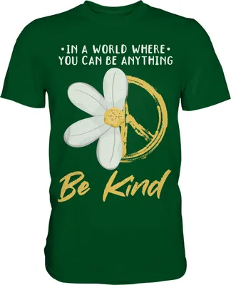 Produktbild von Gänseblümchen Shirt Garten Motivation Motiv Gärtner – Bottle Green / XXL