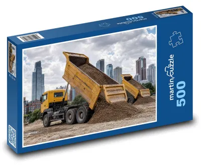 Obrázok produktu pre Puzzle 500 Nákladné autá v meste - martinpuzzle
