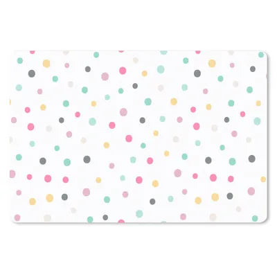 Produktbild von MuchoWow® Mauspad Mousepad Konfetti - Pastell - Muster 27x18 cm - Mousepads - Maus Mat - Pad - Mausunterlage - Büroartikel - Desk Matten