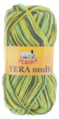 5 x 100g Strickgarn Häkelgarn TERA MULTI, Farbwahl - mehrfarbig bunt Farbverlauf