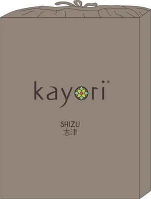 Produktbild von Kayori Shizu Spannbetttuch für Topper Größe 200x200 Farbe Taupe Perkal Baumwolle