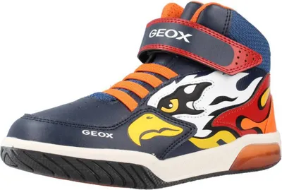 Produktbild von Geox Jenk Boy Kinderschuhe Jungen Schnürstiefel Sneaker Blau Freizeit