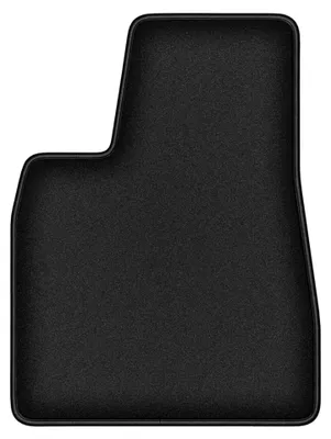 Image de Tapis conducteur en moquette pour Tesla Model X 2016- (SUV) – 1 pièce, noir, sur mesure – Wielganizator DURBAN