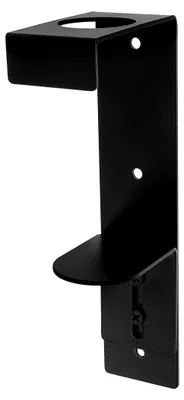 Produktbild von Wandhalterung für Seifen aus Edelstahl mit einfacher Montage – Minimalistisches Shampoo-Regal in Schwarz für ein organisiertes Badezimmer