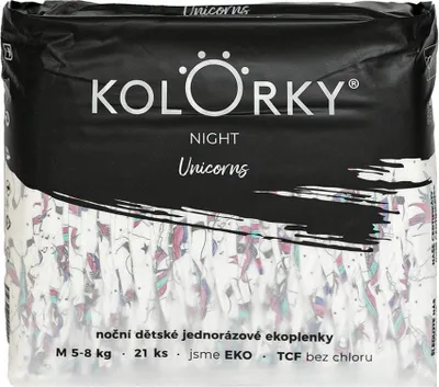 Produktbild von COLOURS NIGHT Einhörner Größe. M (21 Stück)
