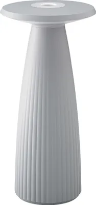Produktbild von SIGOR Akku-Tischleuchte LED Nuflair 24cm nebelgrau 2,2W Flex-Mood 2200K/2700K IP54 Ra85 USB-C dimmbar