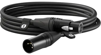 Zdjęcie produktu dla RØDE XLR3M, XLR, Męska, XLR, Żeńska, 3 m, Czarny