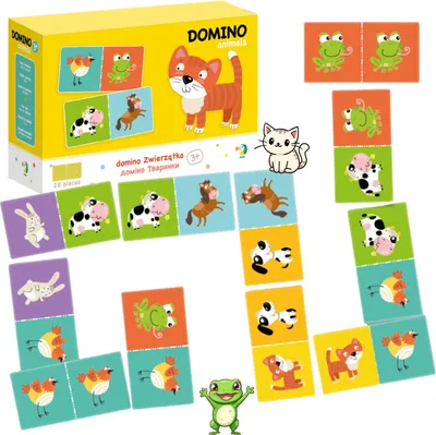 Obrázek produktu pro Domino hra - Zvířata 300137