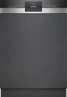 Produktbild von Siemens iQ300 SN53HS10UE, Halb integriert, Standardgröße (60 cm), Schwarz, Edelstahl, Schwarz, Tasten, höher