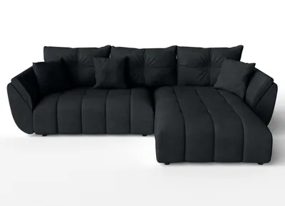 Produktbild von AX LIVING Ecksofa mit Schlaffunktion Antalya L Sofa Anthrazit 280 cm
