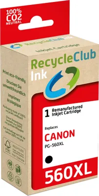Produktbild von RecycleClub Patrone kompatibel mit Canon PG-560XL Schwarz K20841RC