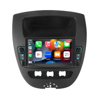 Immagine prodotto di Autoradio 2+64G CarPlay Android13 Adatta per Peugeot 107 Citroen C1 Toyota Aygo 2005-2014 BT WIFI DAB+ SWC GPS a 4 nuclei Navi