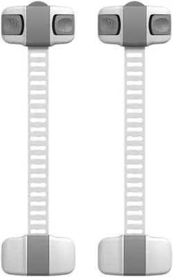 Produktbild von 2-teilige Fenstersicherung babygrau für Kinder