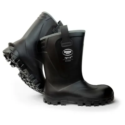 Produktbild von Bekina Boots RigliteX SolidGrip Stiefel S5 schwarz ohne Warmfutter, nach EN ISO 20345:2011 S5 CI SRC schwarz Größe 37