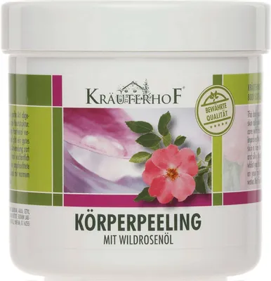 Produktbild von Kruterhof Krperpeeling mit Wildrosenl 400g