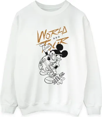 Produktbild von Disney - "World Tour" Sweatshirt für Herren BI40170 (XXL) (Weiß)