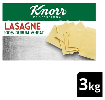 Immagine prodotto di Knorr Lasagne Precotte 3000g - Fogli di lasagne già pronti per una preparazione veloce