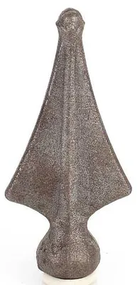 Produktbild von LogistSystem 1 Stück Zierspitze Metall 110x50mm (HxB) / ∅ 22 Zaundekoration 40.077.02