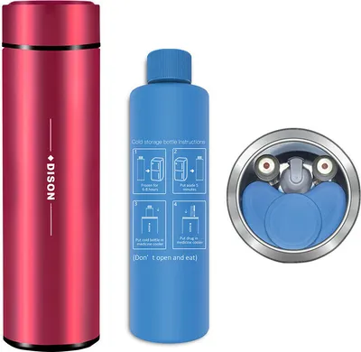 Obrázek produktu pro Přenosný inzulínový chladič Cooler Cup 2-8 ℃ Medicine Cooler Cooler Container pro cestování, (červená)