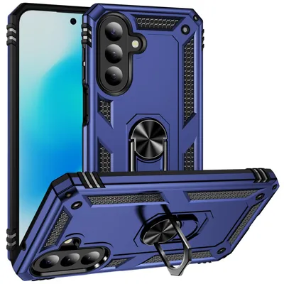 Produktbild von Samsung Galaxy A27 Hülle - Coverup Armor Ring Ständer Back Cover - Blau