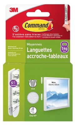 Image de Bande scratch adhesif cadre moyen modele lot de 8