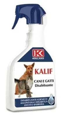 Immagine prodotto di Repellente spray 750 ml disabituante igienico per cani e gatti Kollant Kalif