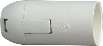 Produktbild von Lampenfassung Schnurpendel Lampenschirme Leuchtenpendel E27 E14 Retro Vintage Doppelpack Isolierstofffassung E14 glatt
