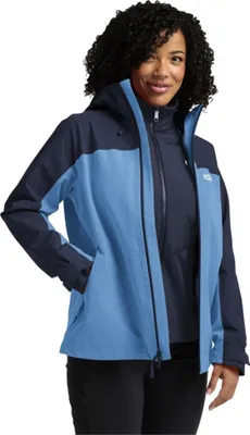 Produktbild von Jack Wolfskin Damen Wild Places 3in1 Jkt W, Sky Blue, L EU