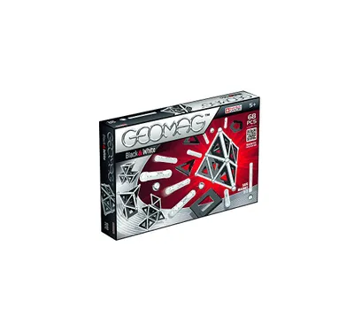 Produktbild von Geomag Panels Black&White 68 pcs, Neodym-Magnet-Spielzeug, 5 Jahr(e), Mehrfarbig