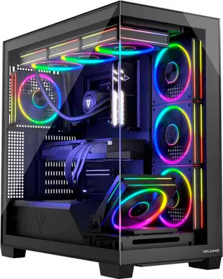 Image de Modecom MODECOM PC CASE STELLAR 8F ARGB 10 BLAC