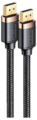 Obrázek produktu pro Usams Display Port Kabel 2M 4K U74 Hd Černá/Černá Sj531Hd01 (Us-Sj531)
