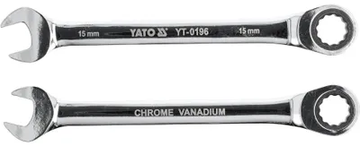 Obrázek produktu pro Yato YT-0196, 15 mm, Chrom, Ocel, Chrom, 5°, 200 mm