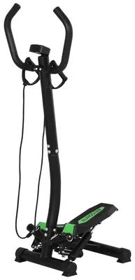 Produktbild von Sunvello Stepper Sidestepper mit Haltegriff Trainingsbänder Heimtrainer LCD Display Stahl