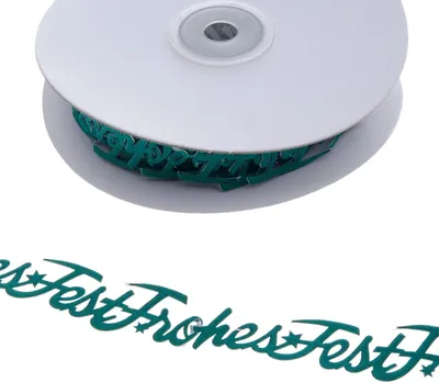 Produktbild von SekleBo® - "Frohes Fest" - Grün - 25m - 9,3 m  - 94511-25-61